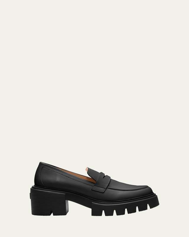 Soho Calfskin Casual Penny Loafers